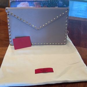 VALENTINO ENVELOPE CLUTCH BAG